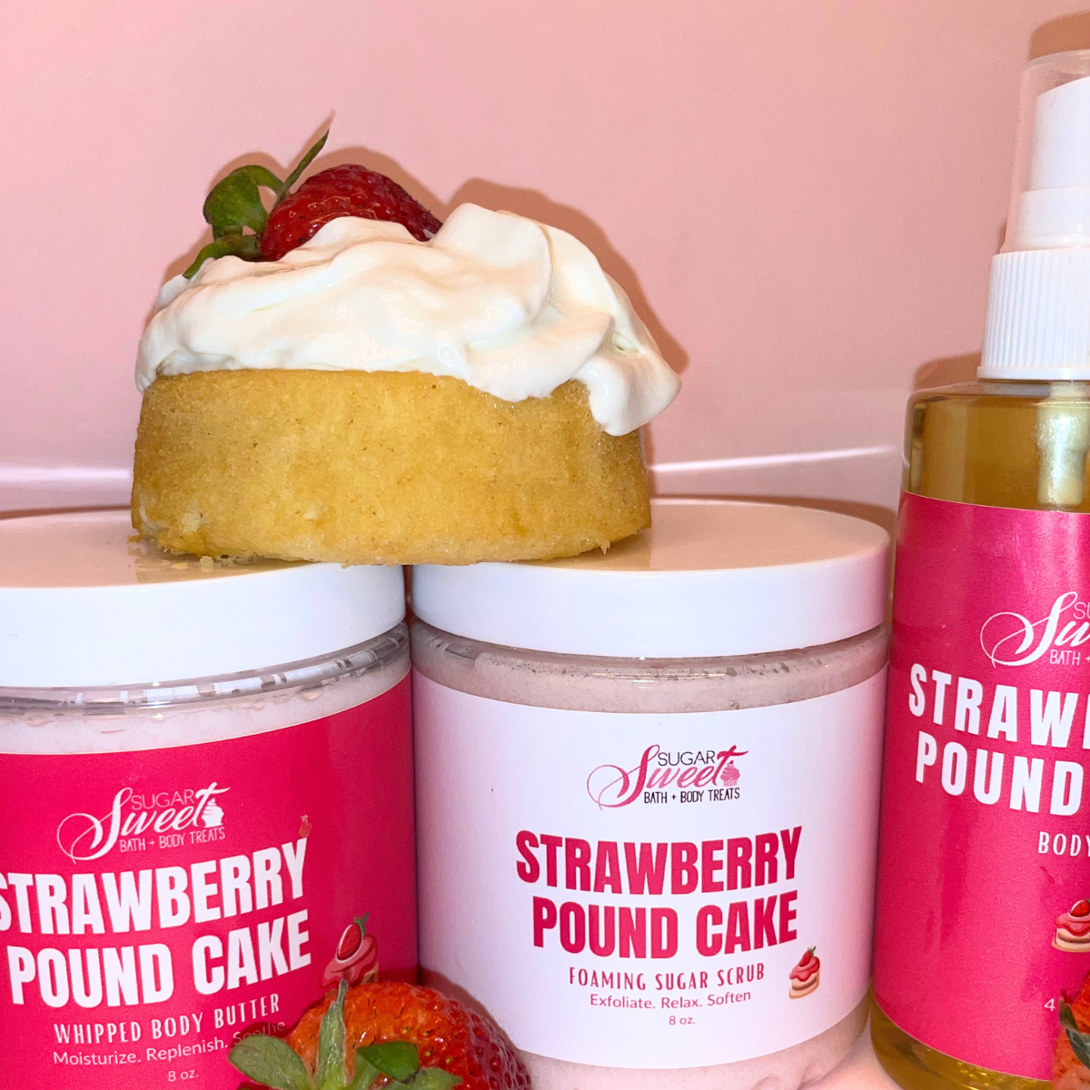 Strawberry Pound Cake